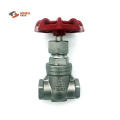 Stainless steel gate valve threaded end